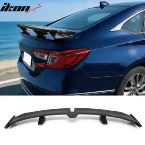 Fits 18-22 Honda Accord 54" PRO Style Rear Trunk Spoiler Wing Gloss Black ABS - Image 6