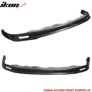 Fits 98-02 Honda Accord Sedan Front Bumper Lip Spoiler Splitter Mugen Style PU - Image 2