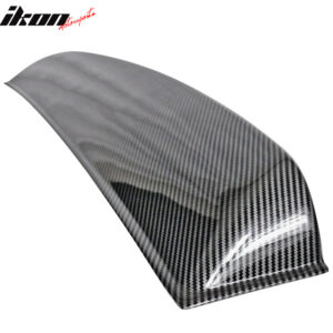 Fits 03-08 Nissan 350Z Coupe Rear Roof Window Spoiler Wing PP Carbon Fiber Print - Image 5