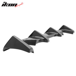 Fits 03-09 350Z Z33 Carbon Fiber Rear Bumper Diffuser Lip Spoiler - Image 3
