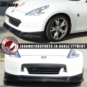 Fits 09-12 Nissan Fairlady Z 370Z SL Style Front Bumper Lip Spoiler Splitter PU - Image 5