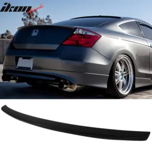 Fits 08-12 Honda Accord 2Dr Coupe OE Style Rear Trunk Spoiler Wing Unpainted ABS - Image 6