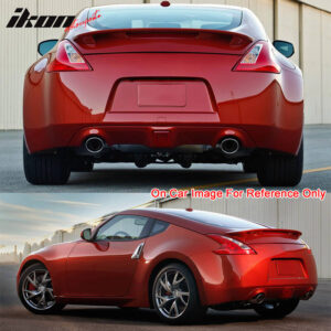 Fits 09-21 Nissan 370Z Z34 Fairlady Coupe OE Style Trunk Spoiler ABS Unpainted - Image 3