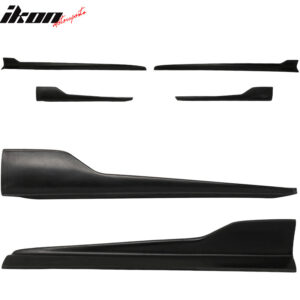 Fits Nissan 370Z 350Z Fairlady Maxima Side Skirts Rocker Panels 4PCS (PP) - Image 4