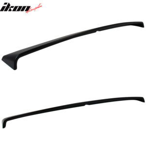 Fits 09-20 Nissan 370Z Coupe 2Dr IKON Style Rear Roof Spoiler Wing ABS Unpainted - Image 4
