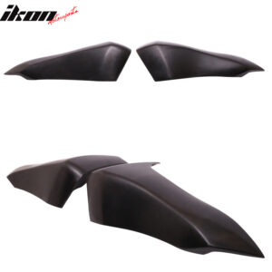 Fits 09-19 Nissan 370Z Rear Bumper Underbody Side Splitter Corner Aprons Spat PU - Image 3