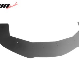 Fits 13-20 Nissan 370Z Amuse Style Front Bumper Lip Splitter Gunmetal Strut Rods - Image 4