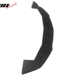 Fits 13-20 Nissan 370Z Amuse Style Front Bumper Lip Splitter Gunmetal Strut Rods - Image 5