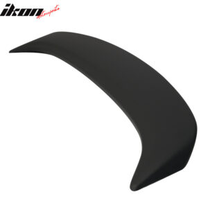 Fits 13-19 Nissan Sentra Rear Trunk Spoiler Wing Lip ABS & LED Light Matte Black - Image 4