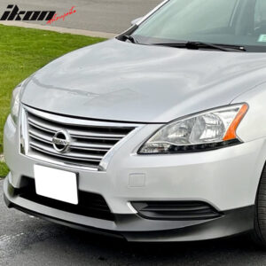 Fits 13-17 Nissan Sentra OE Style Front Bumper Lip Chin Spoiler Chin Splitter PP - Image 4