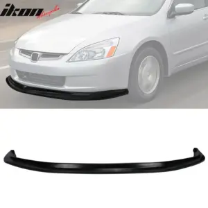 Fits 03-05 Honda Accord Sedan MDA Style Front Bumper Lip Spoiler Unpainted PU - Image 6