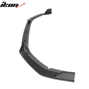 Fits 20-23 Nissan Sentra Sedan IKON 3PCS Front Bumper Lip Spoiler PP Gloss Black - Image 5