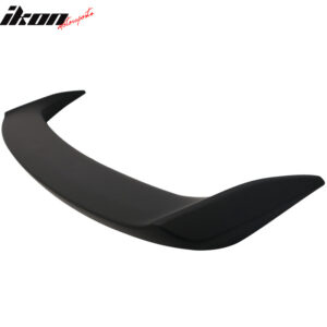 Fits 13-19 Nissan Sentra Sedan OE Style Matte Black Trunk Spoiler & LED Light - Image 3