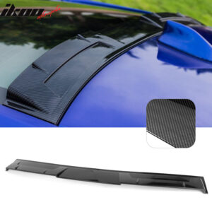 Fits 18-22 Honda Accord Ikon Style Rear Roof Spoiler Wing Carbon Fiber Print ABS - Image 1