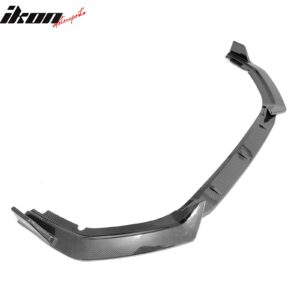 Fits 20-23 Nissan Sentra Sedan IKON 3PCS Front Bumper Lip PP Carbon Fiber Print - Image 4