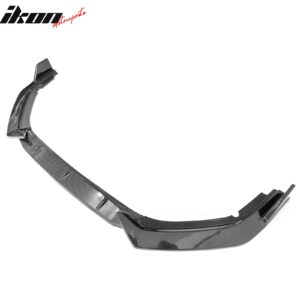 Fits 20-23 Nissan Sentra Sedan IKON 3PCS Front Bumper Lip PP Carbon Fiber Print - Image 5