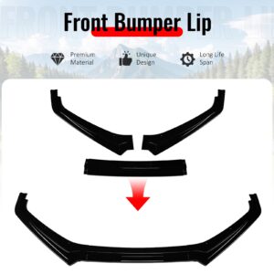 Fits 13-16 Subaru BRZ CS Style Front Bumper Lip Chin Splitter PP Gloss Black - Image 3