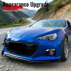 Fits 13-16 Subaru BRZ CS Style Front Bumper Lip Chin Splitter PP Gloss Black - Image 5