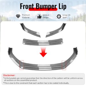 Fits 22-25 Subaru BRZ IKV2 Front Bumper Lip Chin Splitter Carbon Fiber Print PP - Image 3