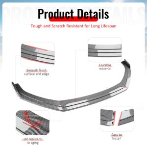 Fits 22-25 Subaru BRZ IKV2 Front Bumper Lip Chin Splitter Carbon Fiber Print PP - Image 4