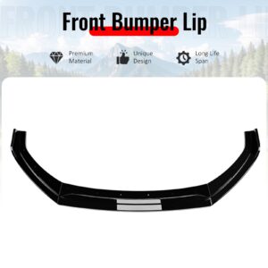 Fits 22-25 Subaru BRZ IKV2 Style Front Bumper Lip Chin Splitter PP Gloss Black - Image 3