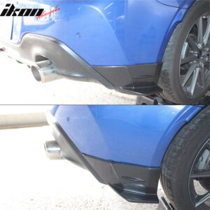 Fits 22-26 Toyota GR86/Subaru BRZ STI Style Rear Bumper Side Apron Splitters PP - Image 3