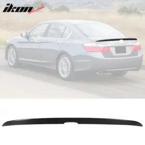 Fits 13-17 Honda Accord 9th 4Dr Sedan OE Style Rear Trunk Spoiler Unpainted ABS - Image 6