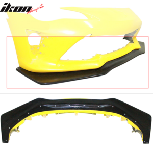 Fits 17-20 Toyota 86 GT86 FT86 IKON Style Unpainted Black Front Bumper Lip - PU - Image 5