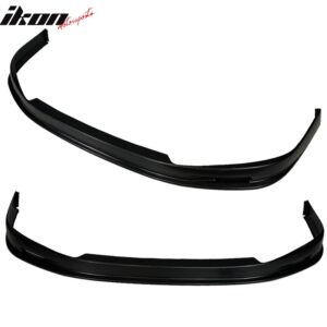 Fits 03-05 Honda Accord Sedan Mugen Style Front Bumper Lip Spoiler Unpainted PP - Image 3