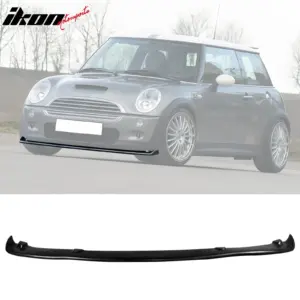 Fits 02-06 Mini Cooper S Front Bumper Lip Spoiler Lower Splitter PU - H Style - Image 6