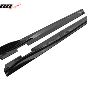 Fits 22-26 Toyota GR86/Subaru BRZ IKON V2 Style Side Skirts Gloss Black ABS - Image 5