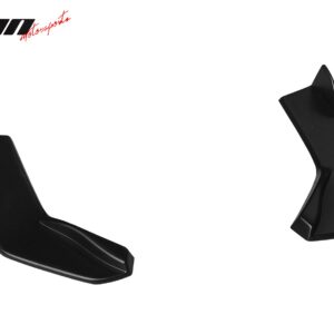 Fits 22-26 Toyota GR86/Subaru BRZ IKON Style Rear Bumper Aprons Matte Black ABS - Image 5