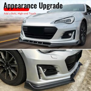 Fits 17-20 Subaru BRZ IKON Front Bumper Lip Chin Splitter PP Carbon Fiber Print - Image 5